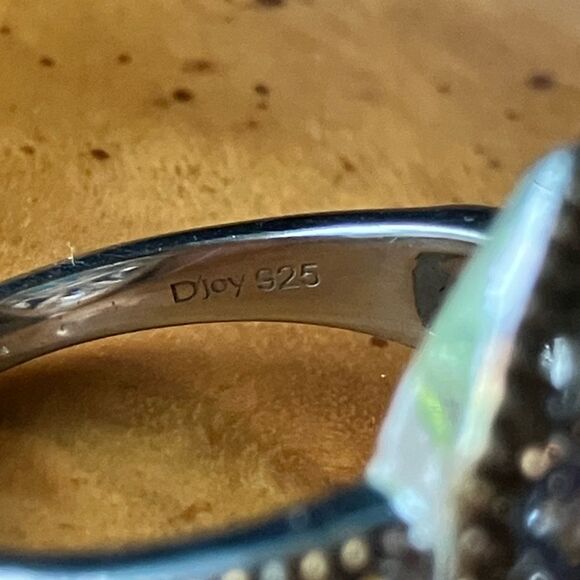 Genuine Sleeping Beauty Turquoise Tanzanite Sterling Silver Ring Size 6 - Picture 5 of 8